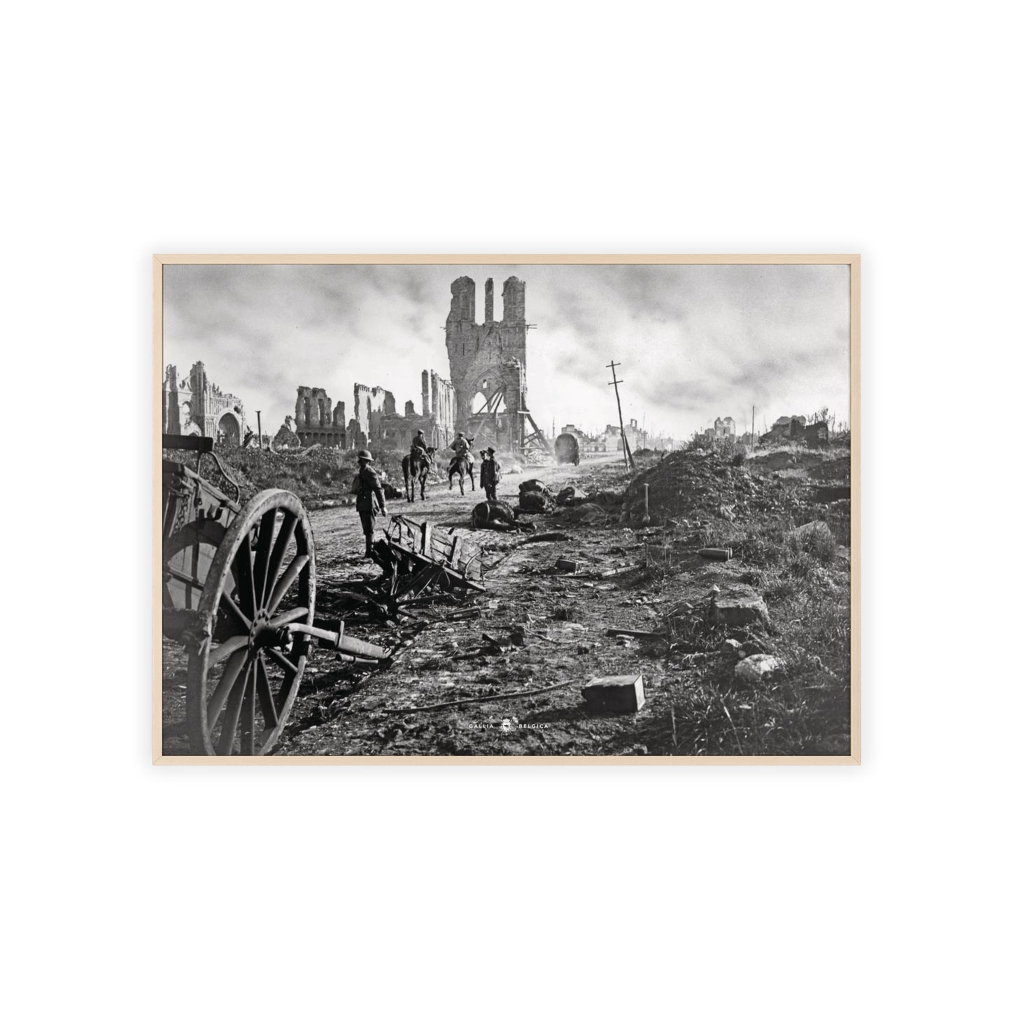 Battle of Passchendaele - Gallia Belgica Posters (Wooden Frame)