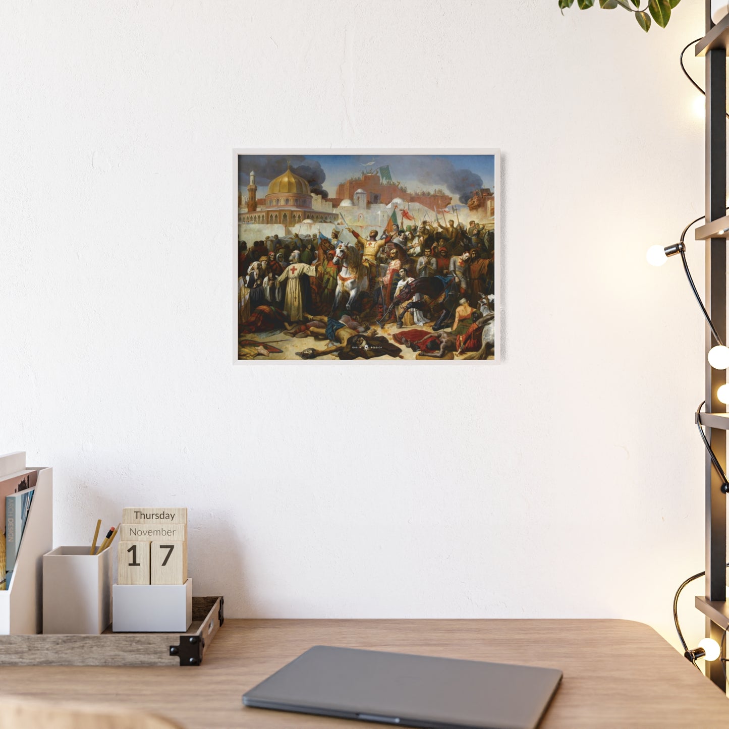 Godefroy de Bouillon - Gallia Belgica Posters (Wooden Frame)