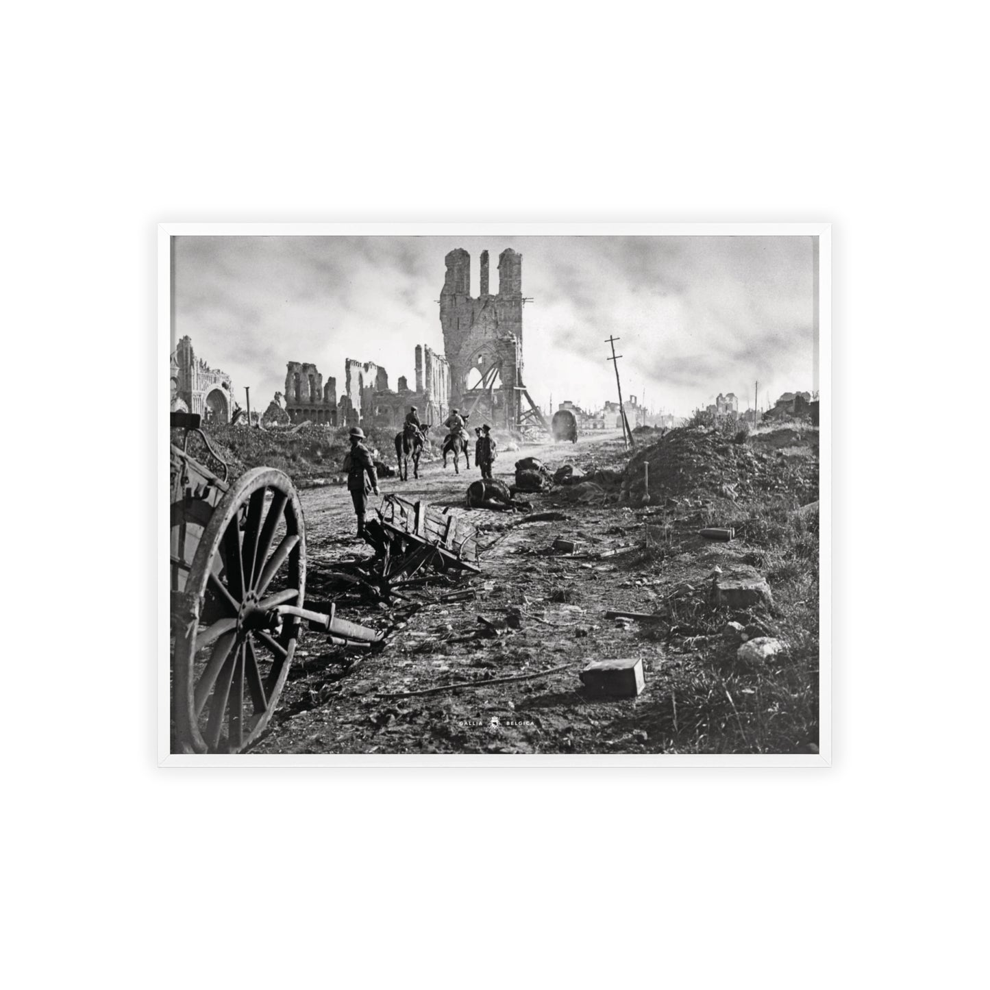 Battle of Passchendaele - Gallia Belgica Posters (Wooden Frame)