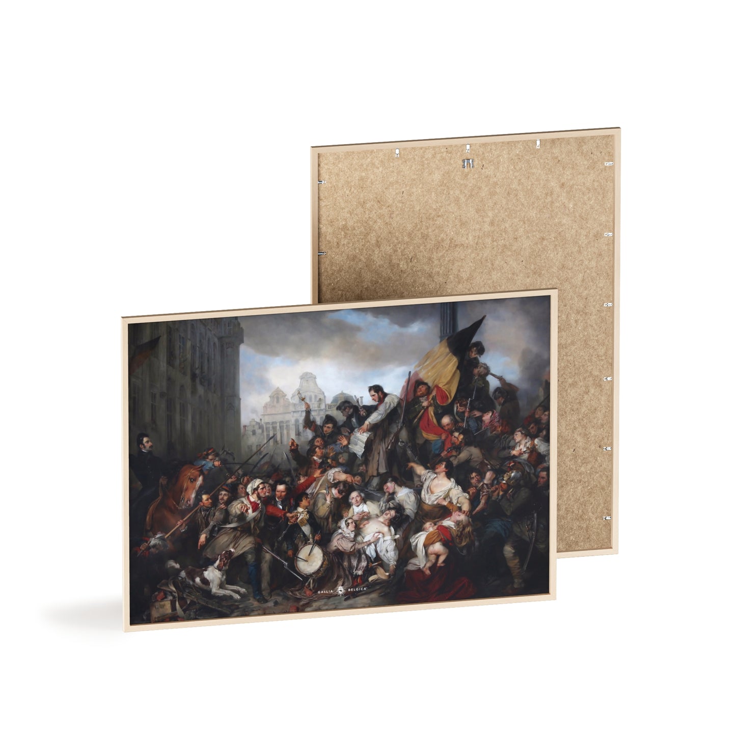 Belgian Revolution - Gallia Belgica Posters (Wooden Frame)
