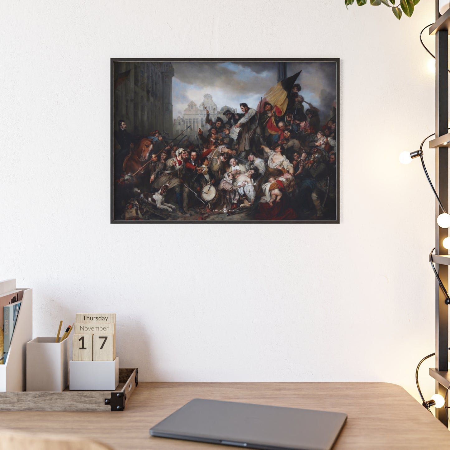 Belgian Revolution - Gallia Belgica Posters (Wooden Frame)