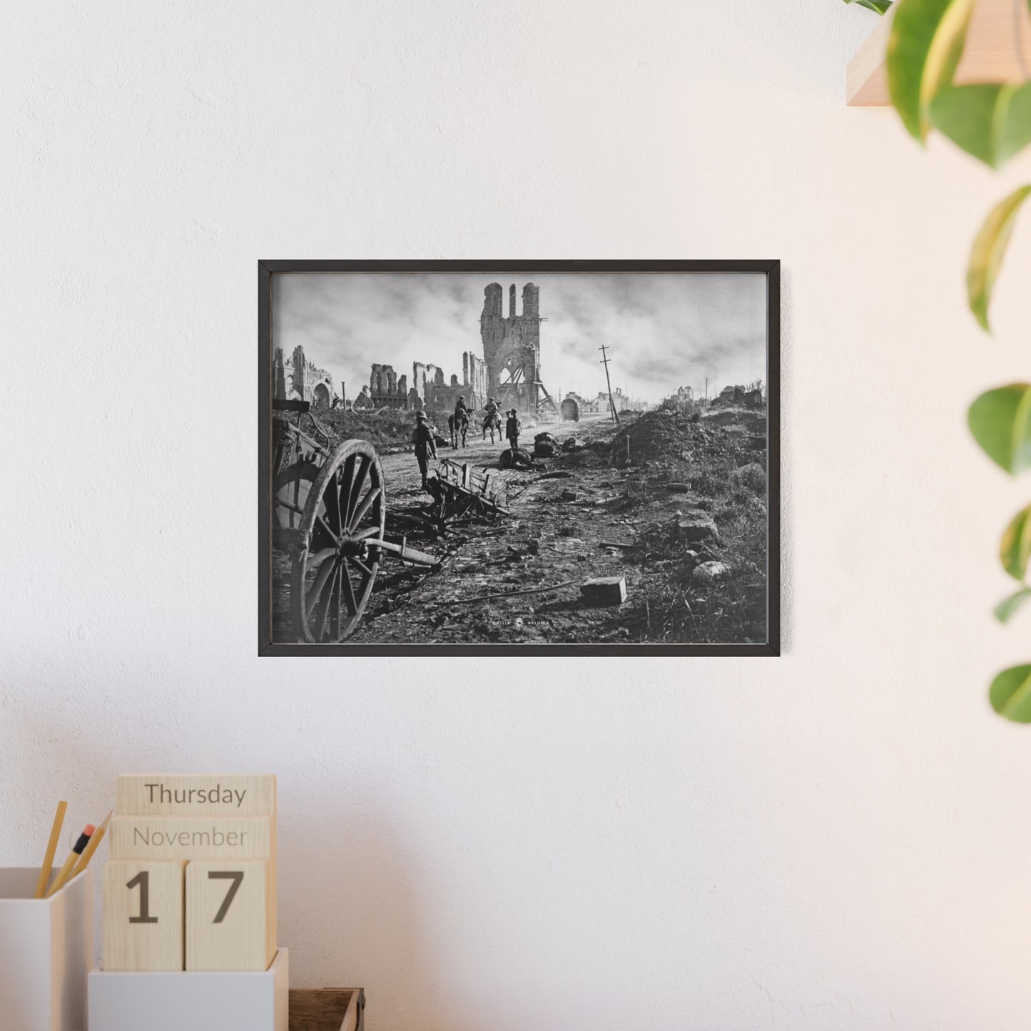 Battle of Passchendaele - Gallia Belgica Posters (Wooden Frame)
