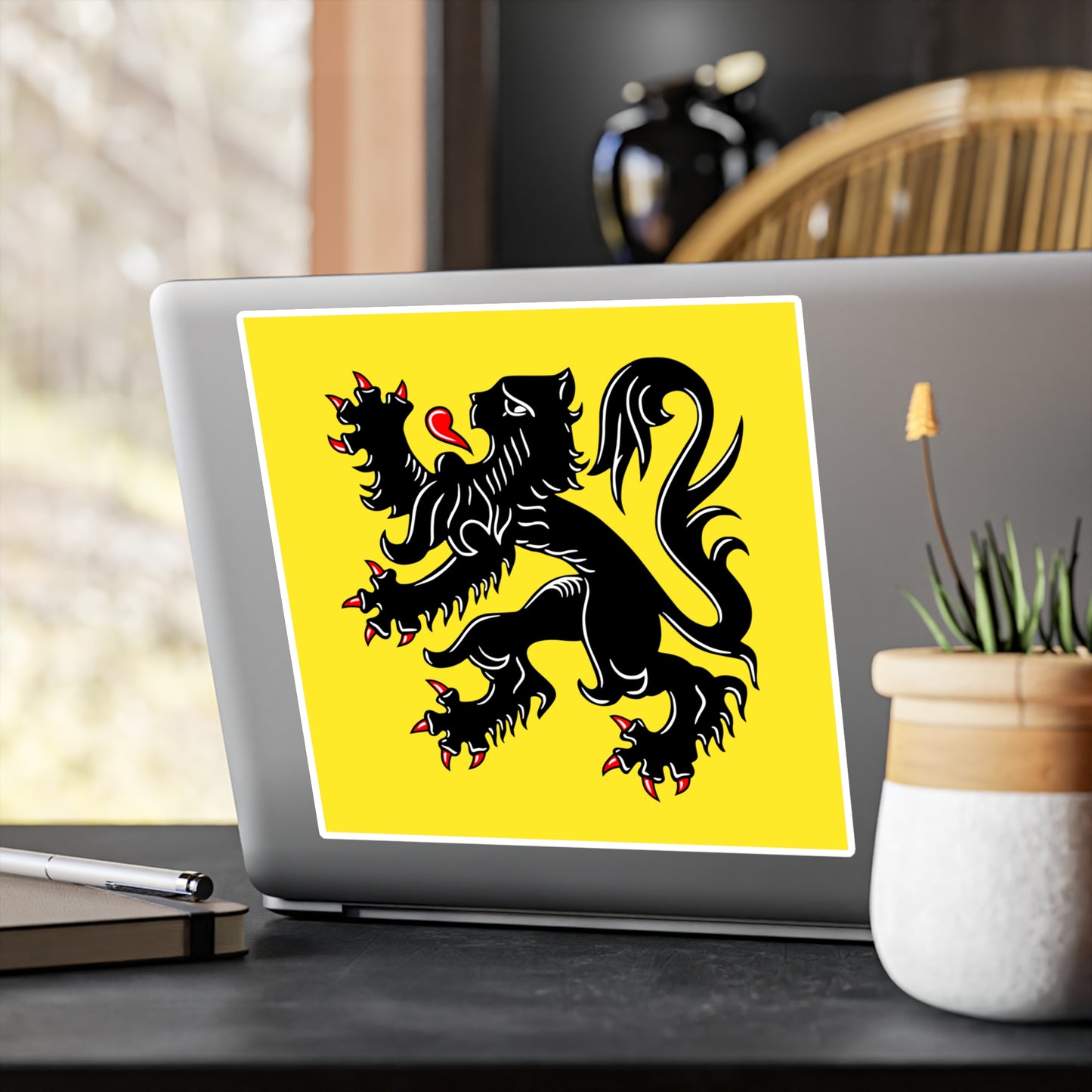 Flemish Flag Sticker