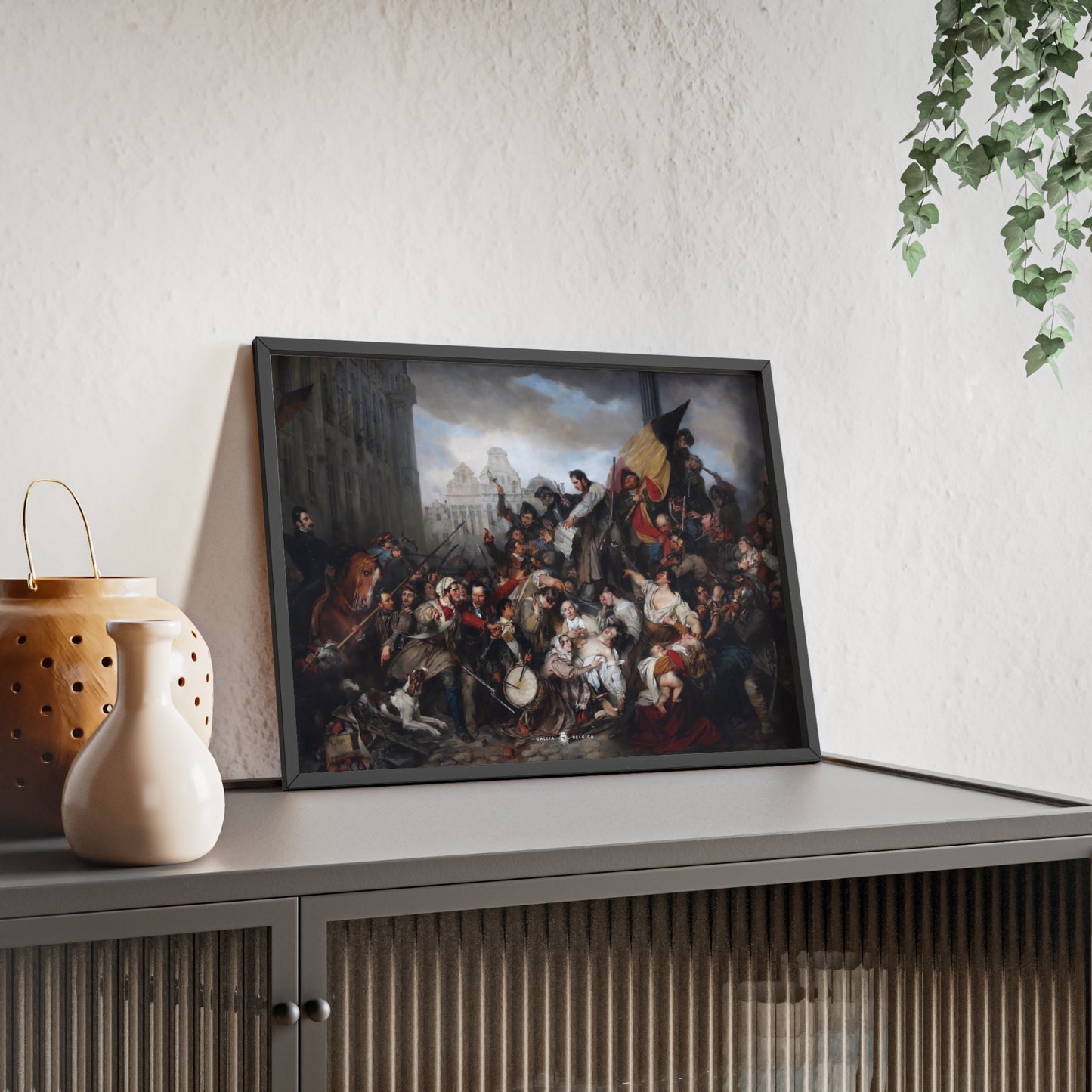Belgian Revolution - Gallia Belgica Posters (Wooden Frame)