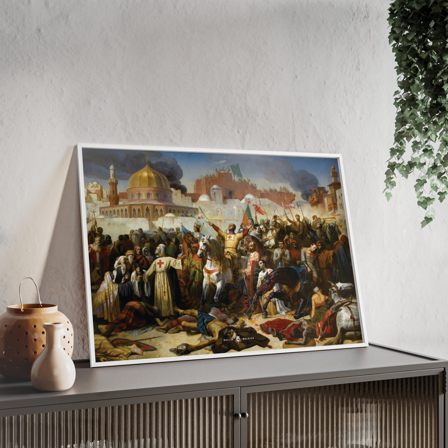 Godefroy de Bouillon - Gallia Belgica Posters (Wooden Frame)